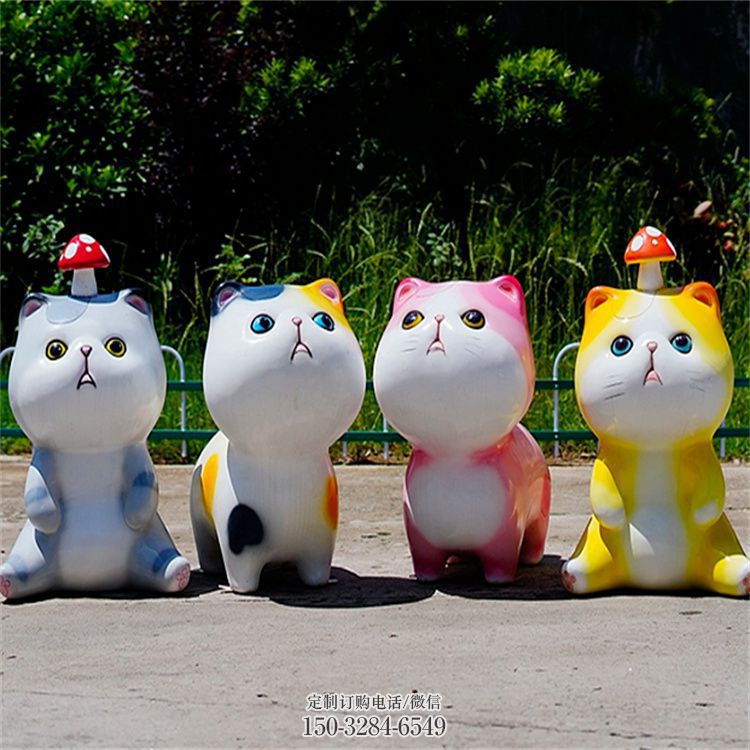 常德房地产猫咪雕塑,仿古动漫雕塑,公园动物制造 常德房地产猫咪雕塑,仿古动漫雕塑,公园动物制造